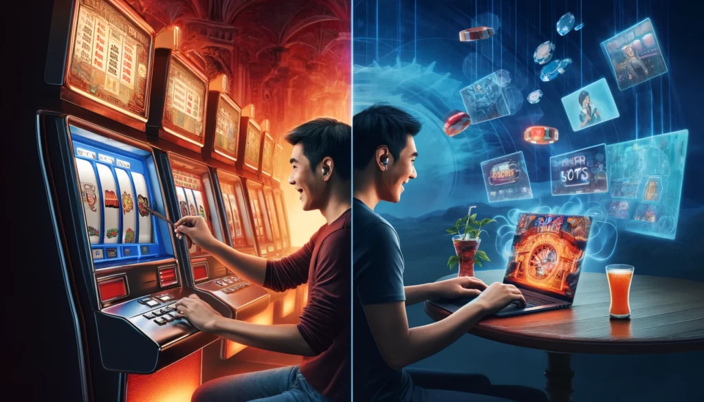 SUPERWIN Slots game banner from online casino with login